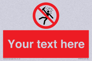 Custom prohibition Not for people in the state of intoxication