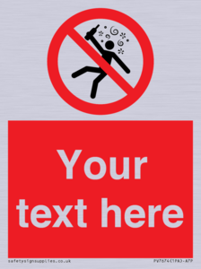 Custom prohibition Not for people in the state of intoxication