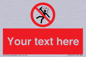 Custom prohibition Not for people in the state of intoxication