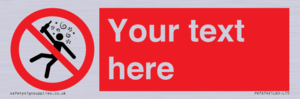 Custom prohibition Not for people in the state of intoxication