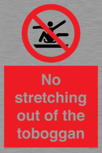 No stretching out of the toboggan