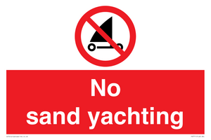 No sand yachting 