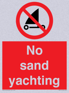 No sand yachting 