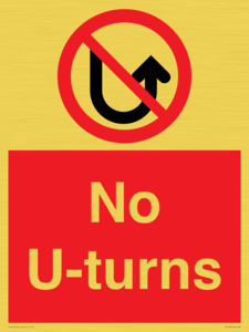 No U-turns
