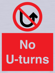No U-turns