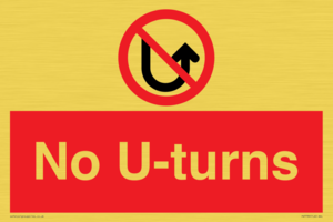 No U-turns