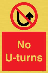No U-turns