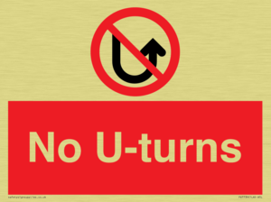 No U-turns