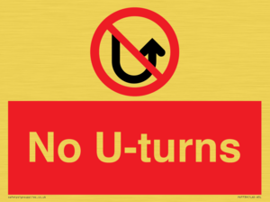 No U-turns