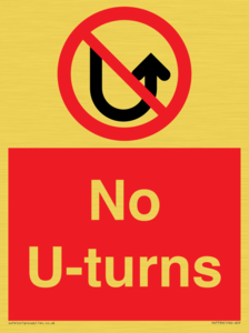 No U-turns