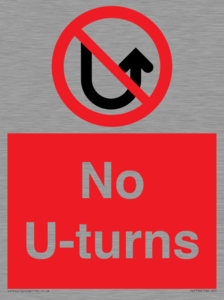No U-turns