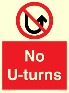 No U-turns