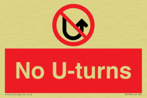 No U-turns