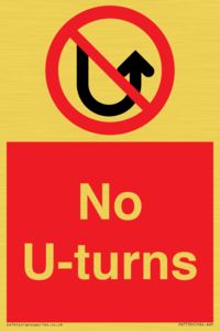 No U-turns