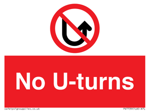 No U-turns
