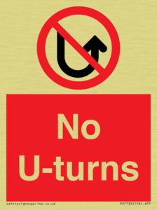 No U-turns