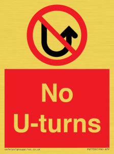 No U-turns