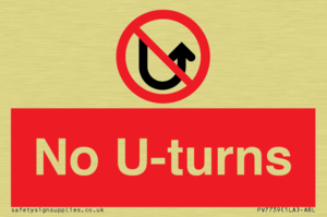 No U-turns