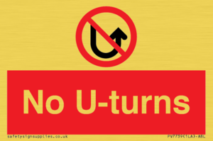 No U-turns
