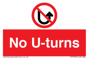 No U-turns