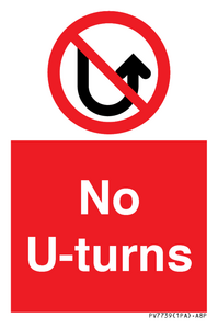 No U-turns