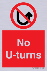 No U-turns