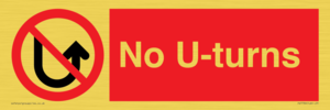 No U-turns