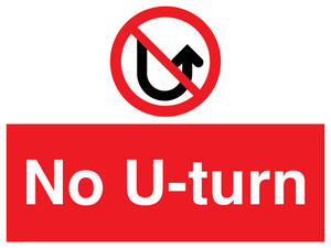 No U-turn 