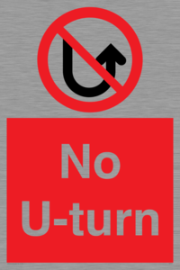 No U-turn 