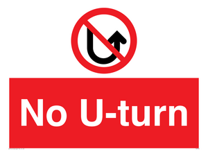 No U-turn 