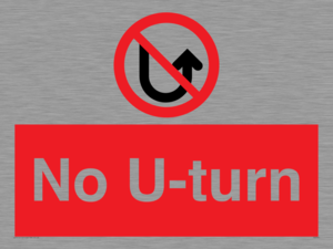 No U-turn 
