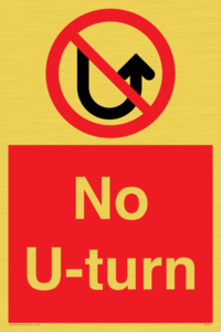 No U-turn 