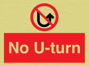 No U-turn 