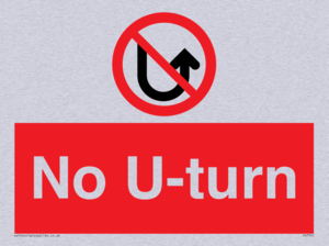 No U-turn 