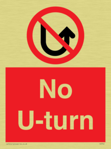 No U-turn 
