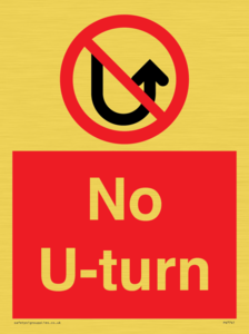 No U-turn 