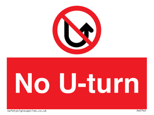 No U-turn 