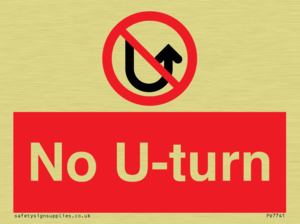 No U-turn 