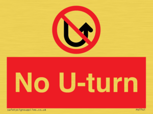 No U-turn 