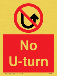 No U-turn 