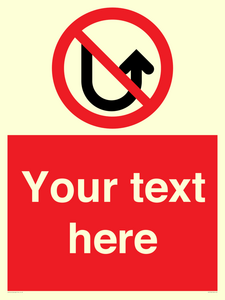 Custom prohibition No u turns