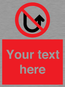 Custom prohibition No u turns
