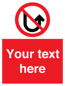 Custom prohibition No u turns