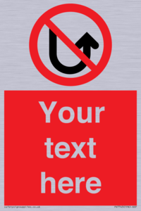 Custom prohibition No u turns