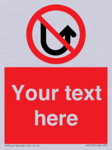 Custom prohibition No u turns