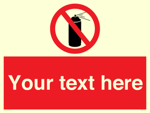 Custom prohibition no aerosol