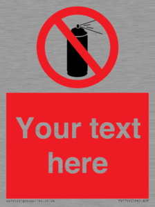 Custom prohibition no aerosol