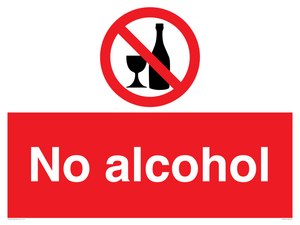 No alcohol