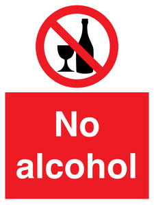 No alcohol