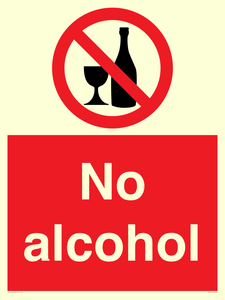 No alcohol
